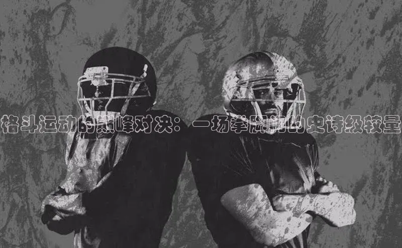 格斗运动的巅峰对决：一场拳脚间的史诗级较量